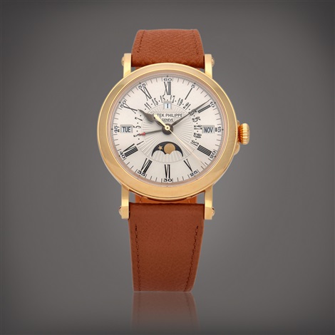 Patek Philippe. Reference 5159R A yellow gold perpetual calendar
